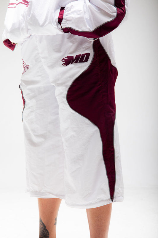 Emotions track pants (white/crimson)