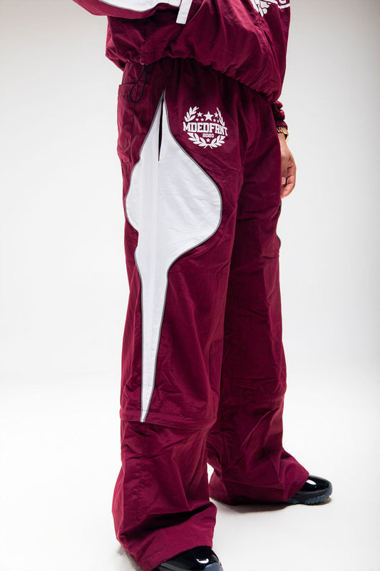 Emotions track pants (crimson/white)
