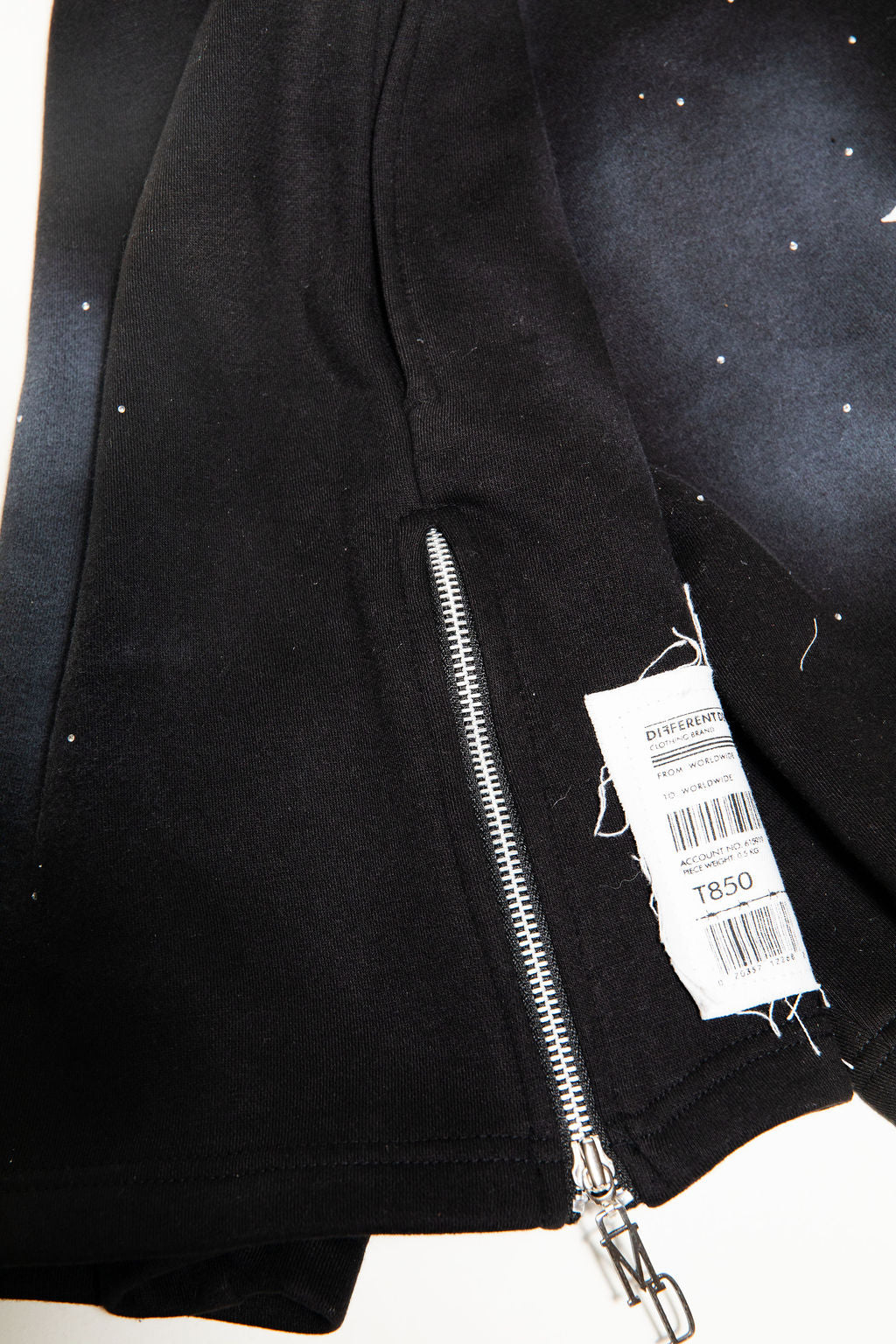 Flared Straight Shorts (Black)