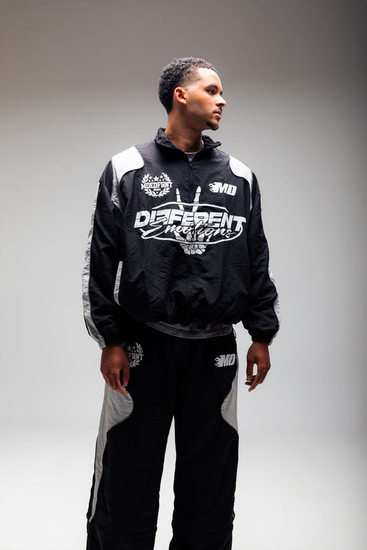 Emotions track jacket (black/light grey)