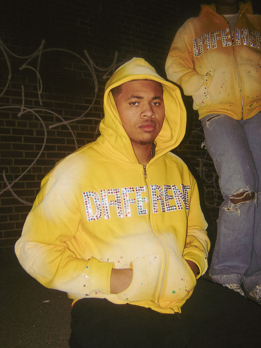 Graffiti Zip-Up (Yellow)