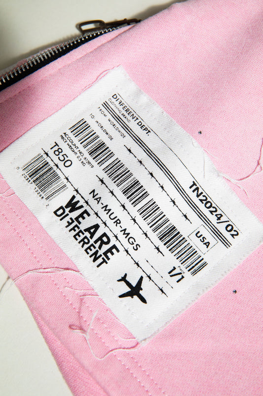 Flared Straight Shorts (Pink)