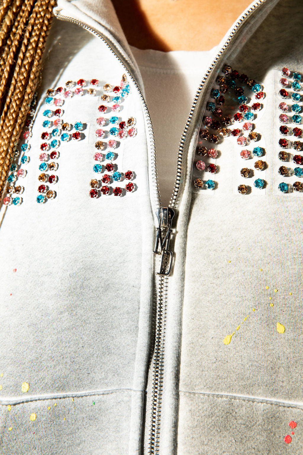 Graffiti Zip-Up (Grey)