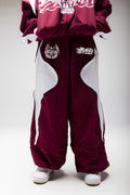 Emotions track pants (crimson/white)