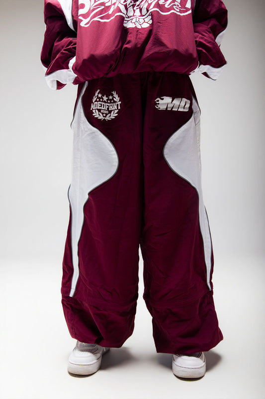 Emotions track pants (crimson/white)