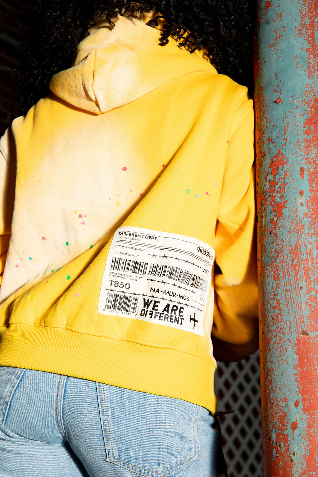 Graffiti Zip-Up (Yellow)
