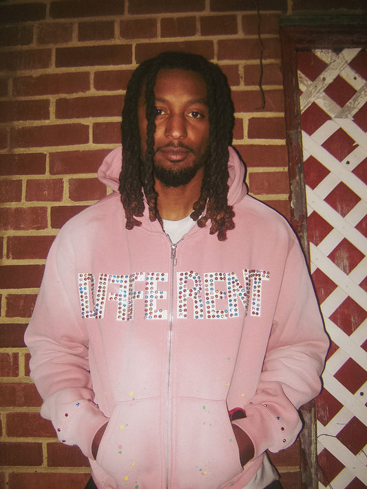 Graffiti Zip-Up (Pink)