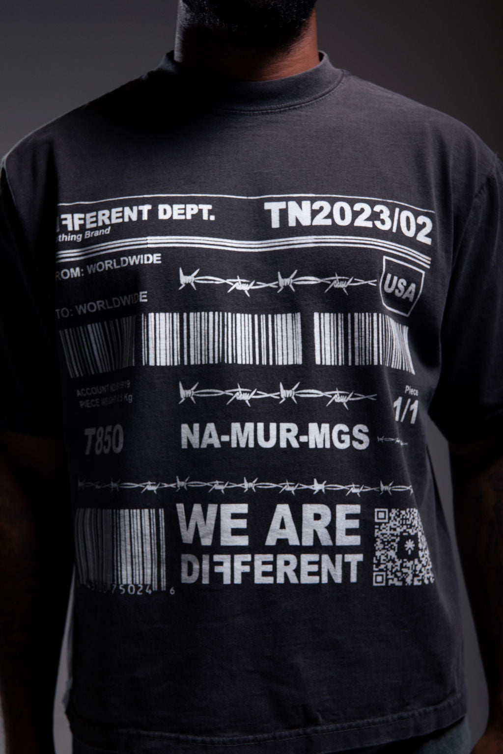 Barcode Oversized Tee