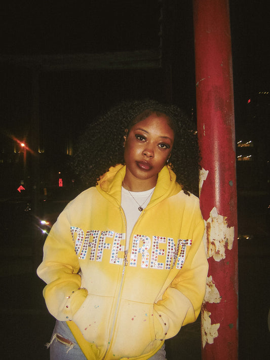 Graffiti Zip-Up (Yellow)