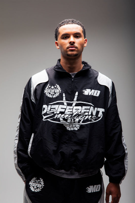 Emotions track jacket (black/light grey)