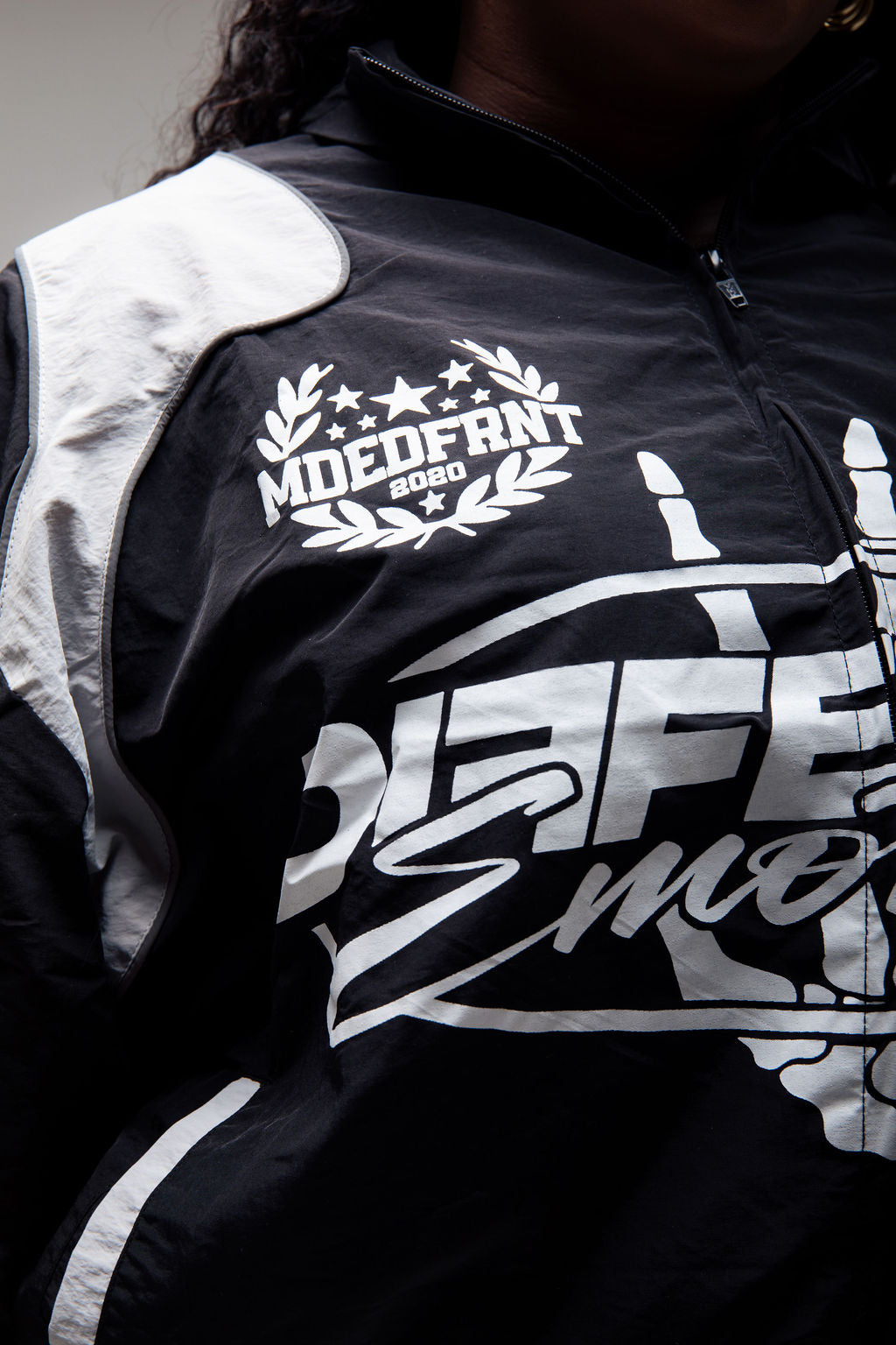 Emotions track jacket (black/light grey)
