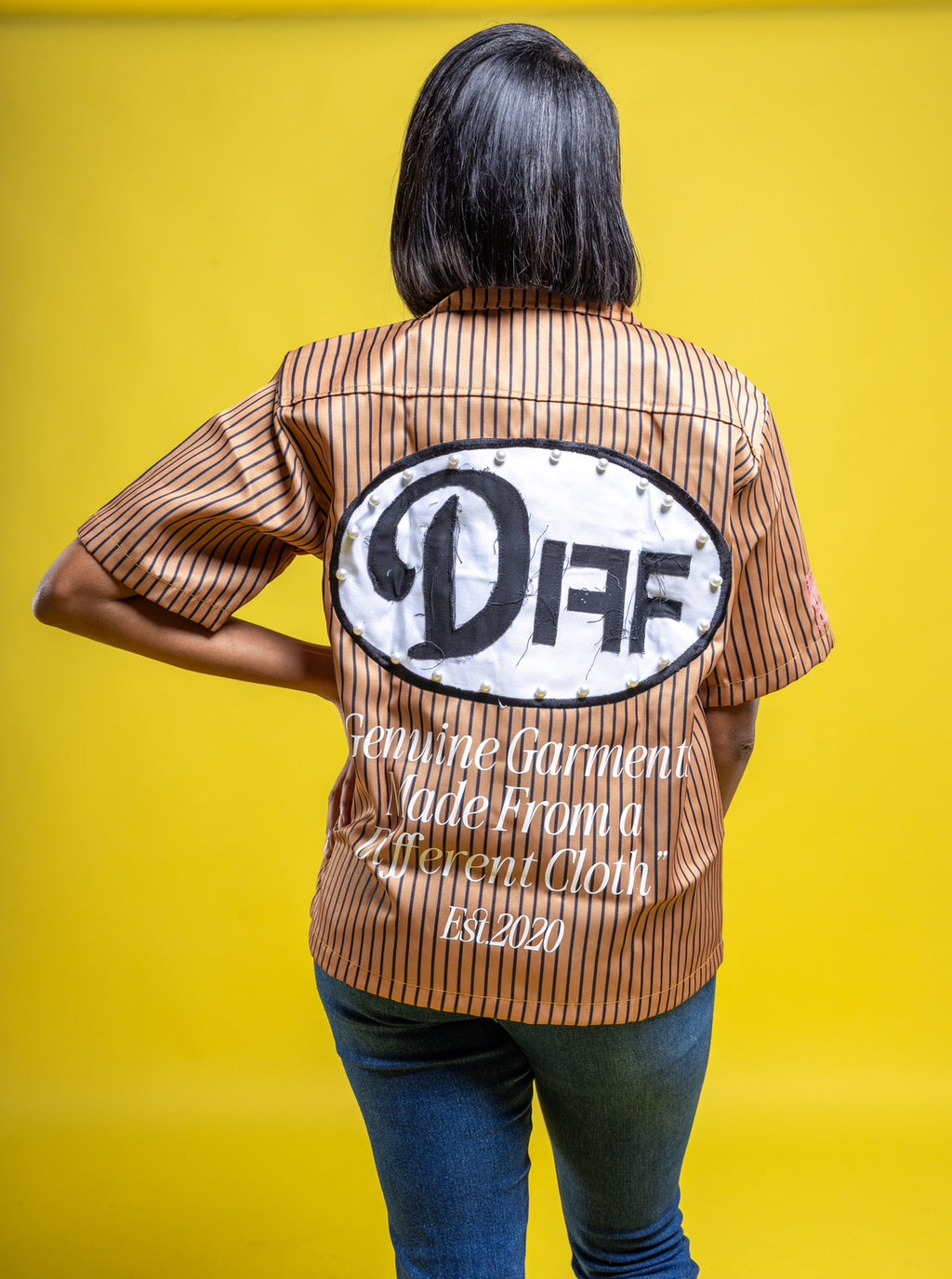 Pearl Worker Shirt (Brown)