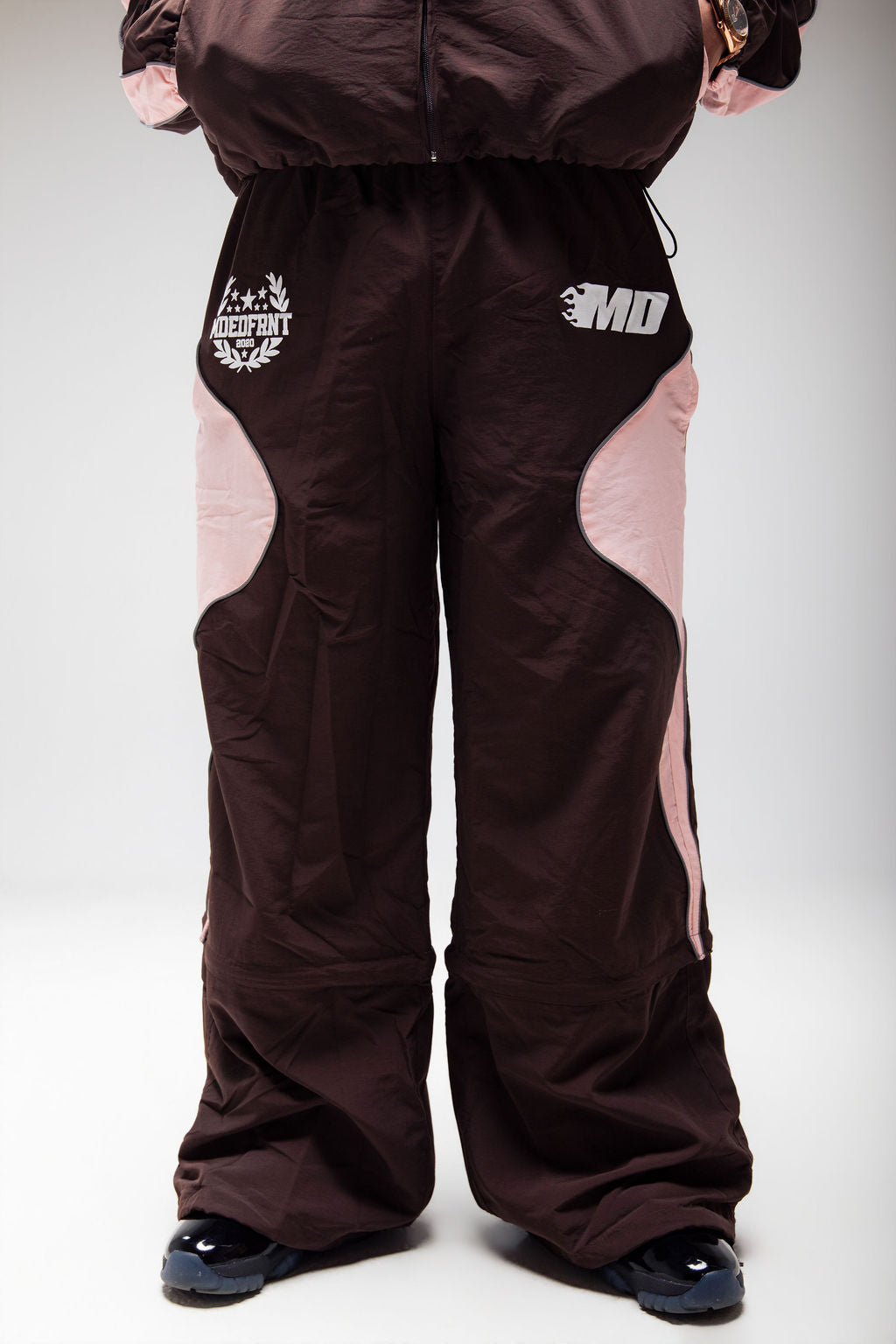 Emotions track pants (brown/pink)