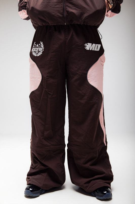 Emotions track pants (brown/pink)