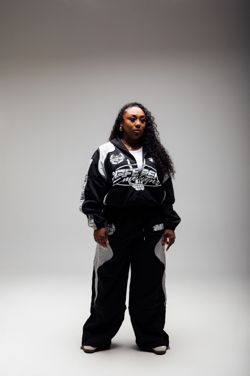 Emotions track jacket (black/light grey)