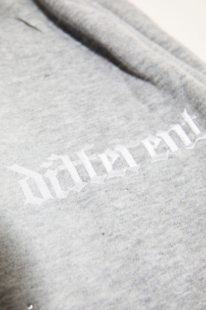 Flared Straight Shorts (Gray)