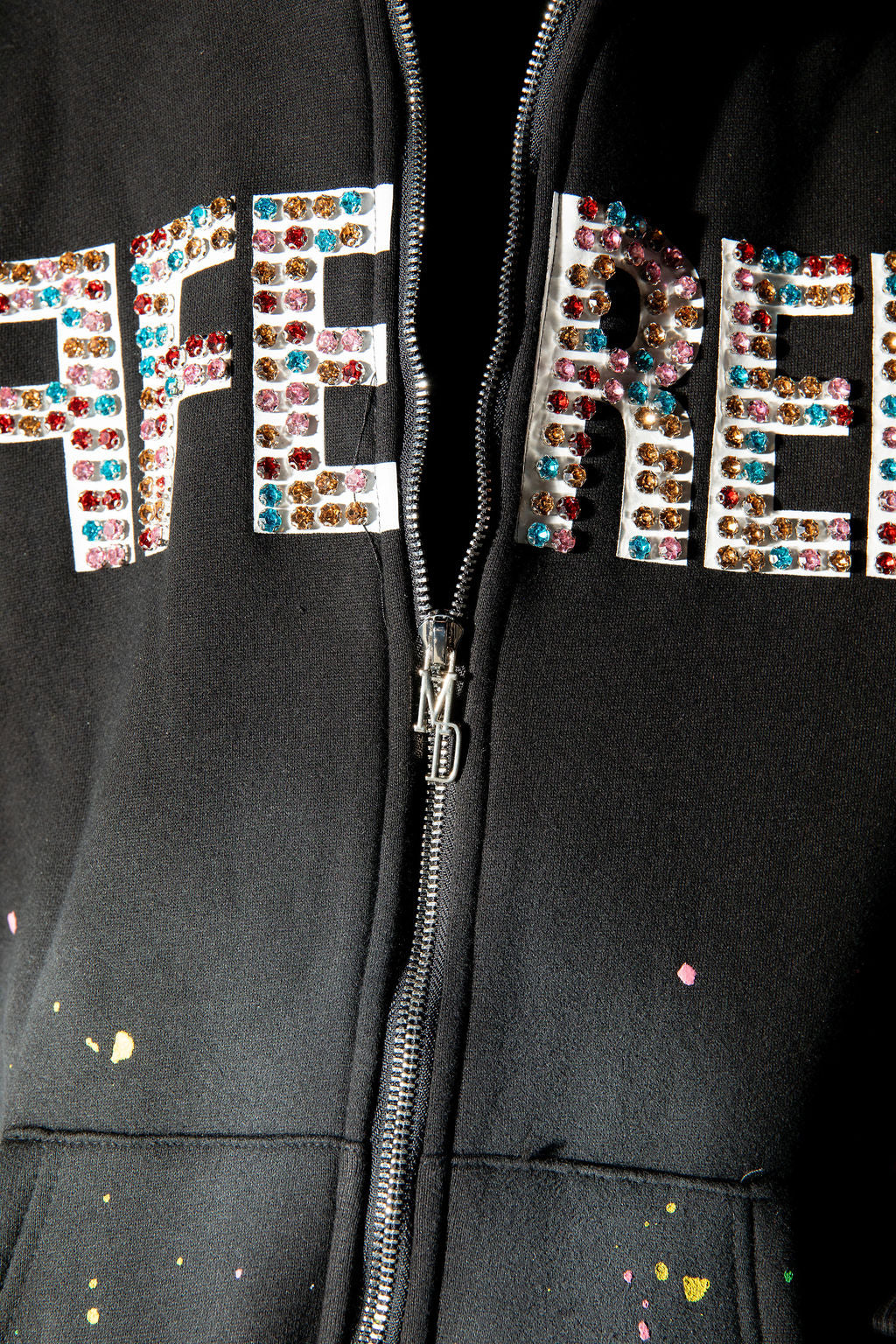 Graffiti Zip-Up (Black)