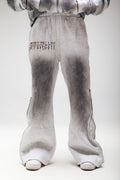 Flared straight sweats (grey)