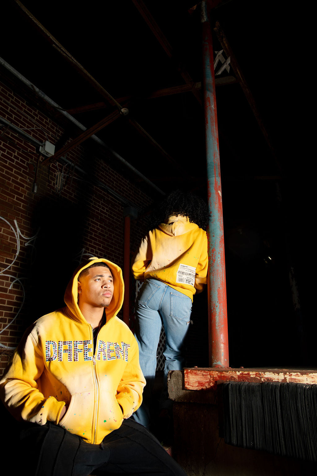 Graffiti Zip-Up (Yellow)