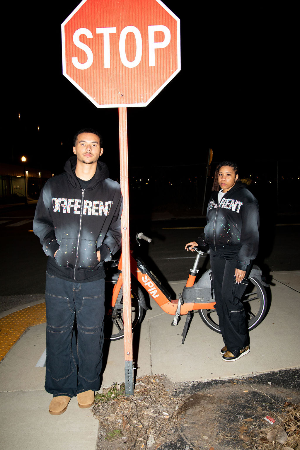 Graffiti Zip-Up (Black)