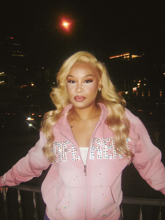 Graffiti Zip-Up (Pink)