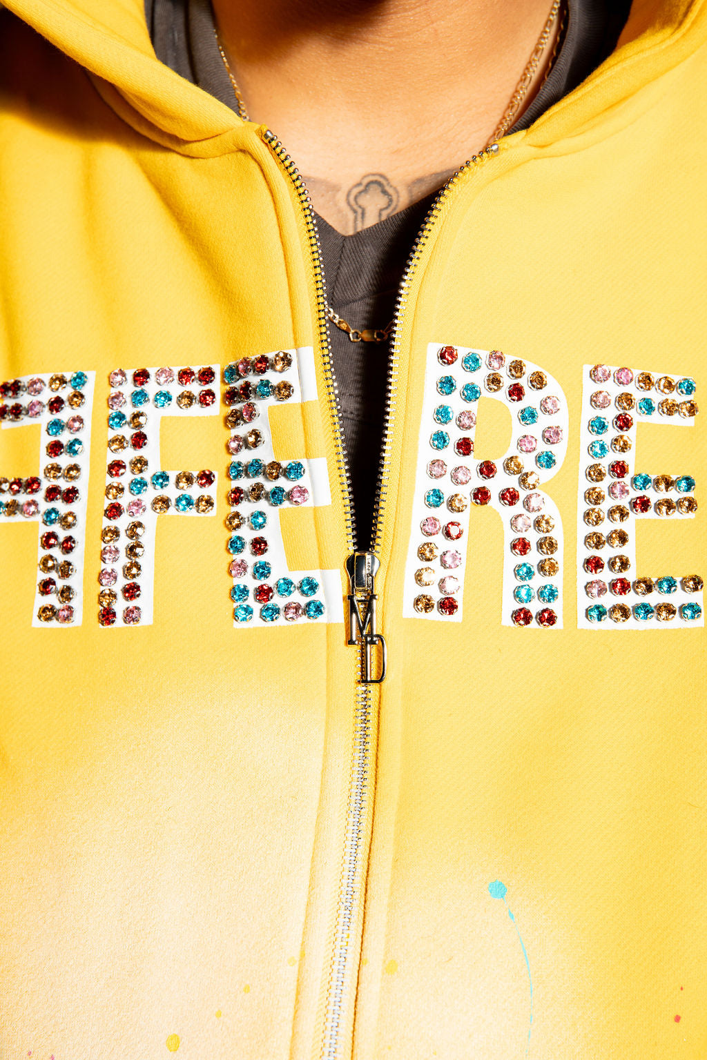 Graffiti Zip-Up (Yellow)
