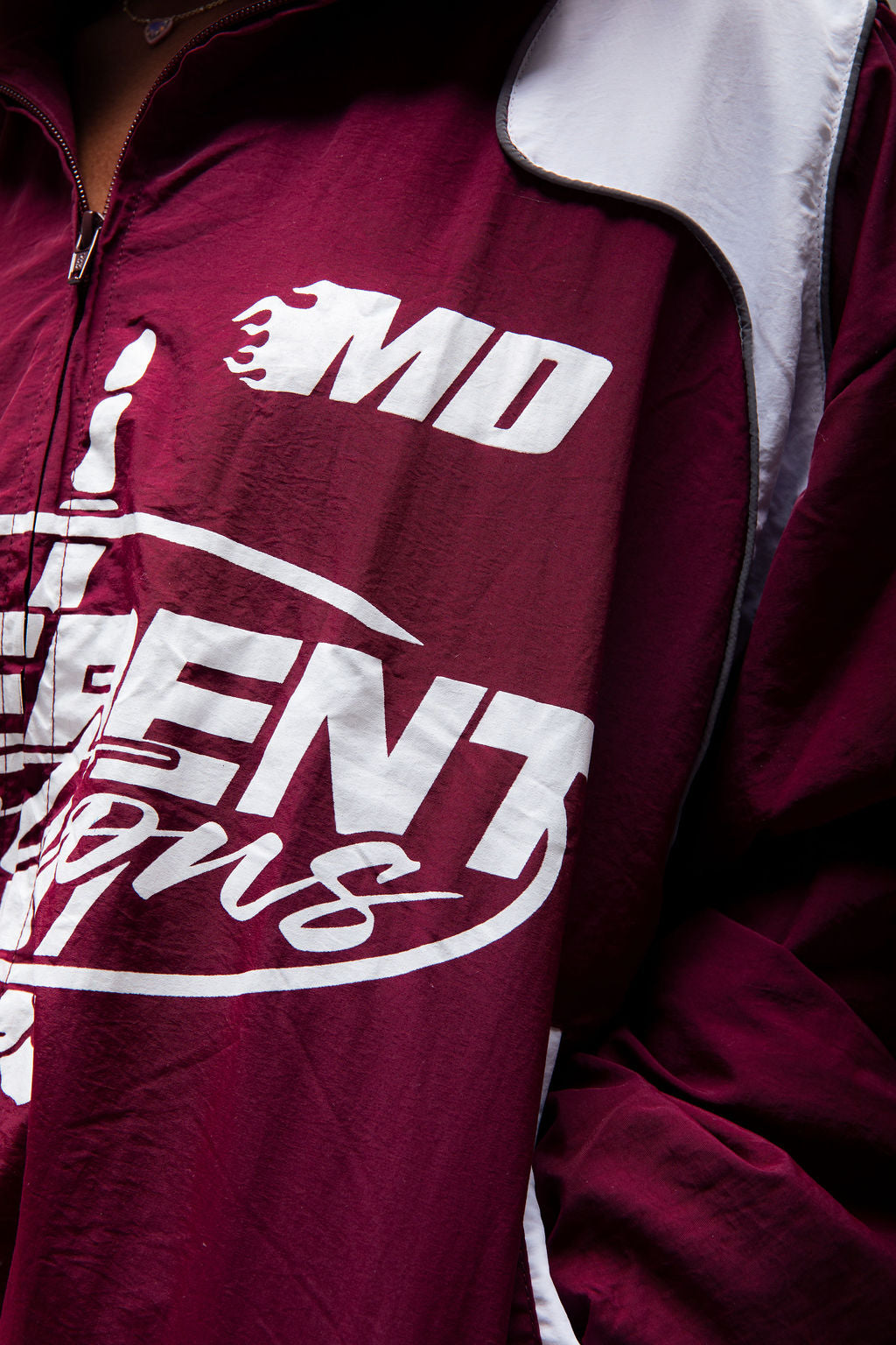 Emotions track jacket (crimson/white)