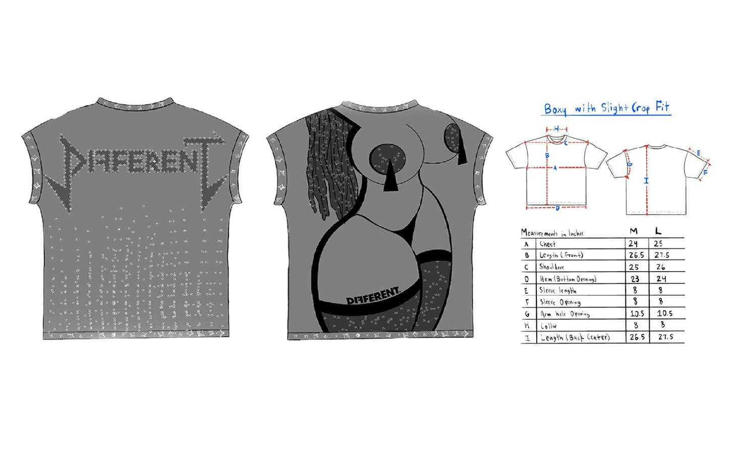 Provocative Rockstar Tee (Gray)